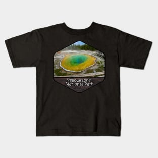 Yellowstone National Park - Morning Glory Pool Kids T-Shirt